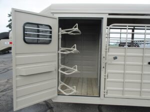 Swift Built trailer tack room